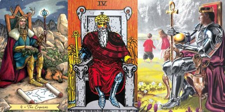 Таро Уэйта 4 Аркан Император