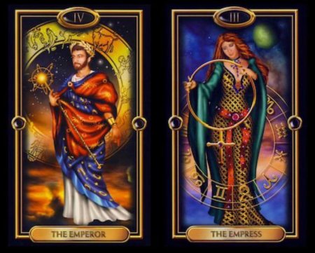 Карты Таро Император и Императрица