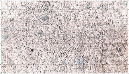 Подробная карта Луны