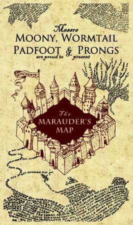 Marauders Map Гарри Поттер