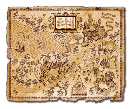 Карта мародеров Гарри Поттер
