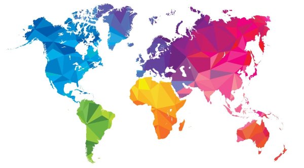 Карта мира на прозрачном фоне