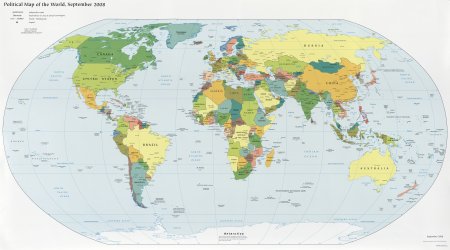 Political Map of the World 2021