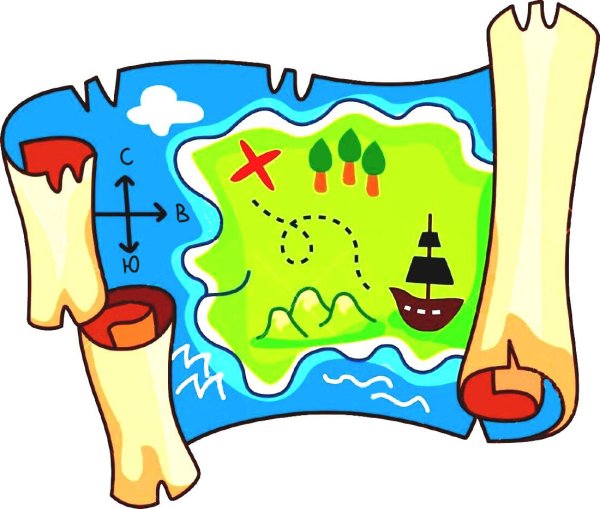 Карта мультяшная