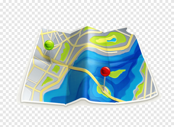 Географическая карта мультяшная