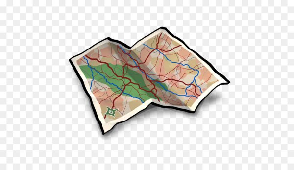 Карта местности иконка