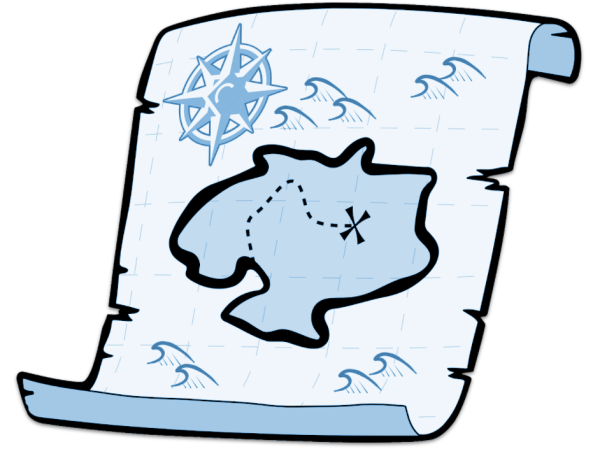 Карта нарисованная