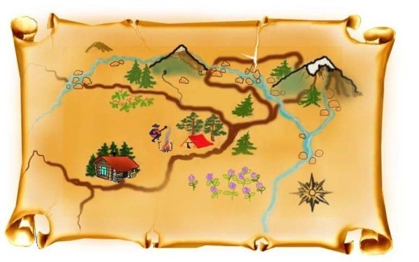 Карта для детей