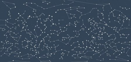 Карта созвездий обои