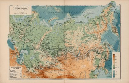 Карта Российской империи 1912г
