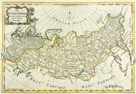 Карта Российской империи 1867 города