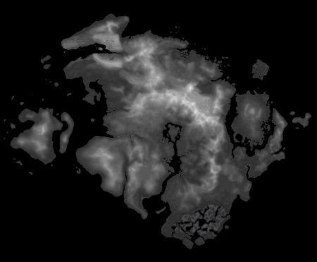Heightmap остров