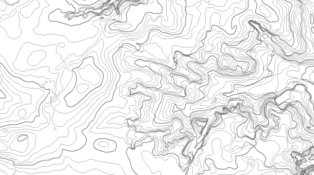 Гора в горизонталях