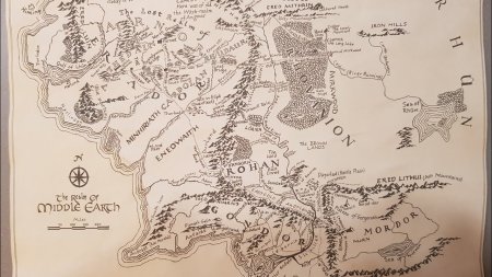 Картинки на рабочий стол карта Средиземья