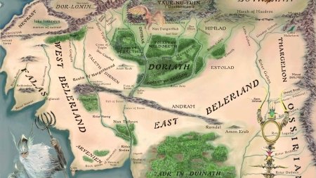 Толкиен карта Сильмариллиона