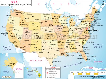 USA City Map