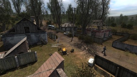 Сталкер ТЧ деревня новичков