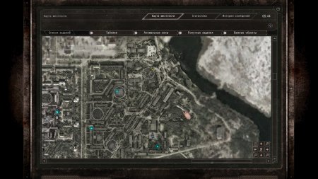 Карта зоны сталкер Зов Припяти