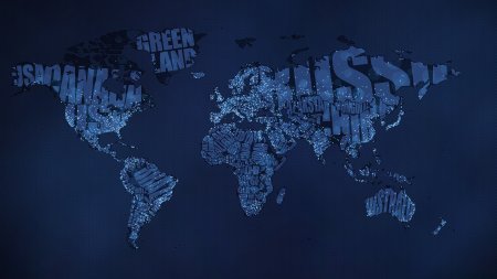 Географическая карта на рабочий стол