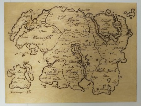 Морровинд на карте Тамриэля