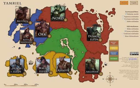 Tes карта Тамриэля