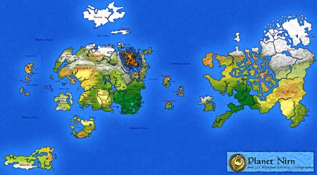 The Elder Scrolls Нирн карта