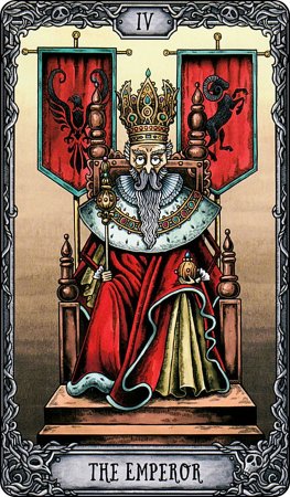 Аркан Император в разных колодах Таро