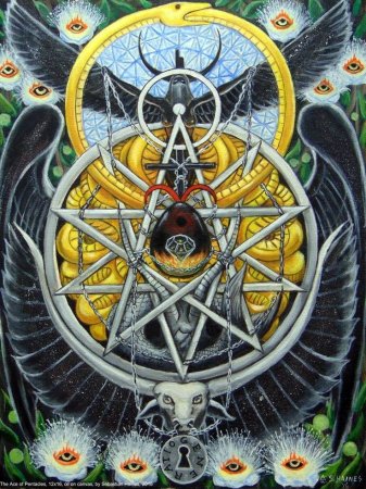 Туз пентаклей Таро