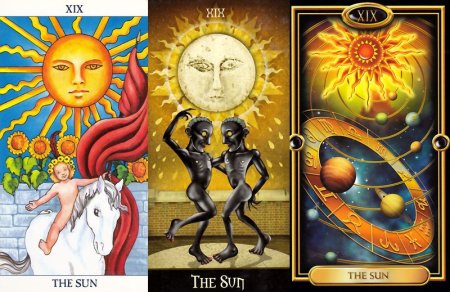 Аркан солнце Таро Уэйта