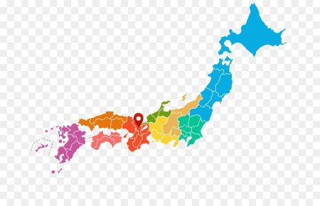 Япония на карте