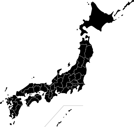 Силуэт японских островов