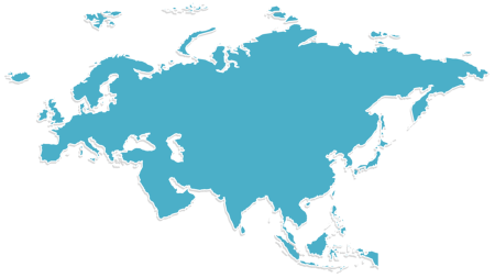 Карта Евразии вектор