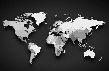 Векторная карта мира