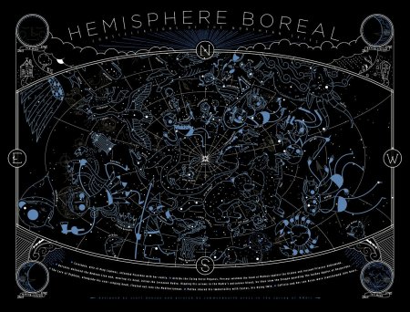 Птолемей карта звездного неба 48 созвездий