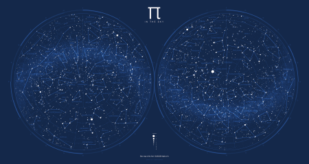 Звездный атлас Северного полушария
