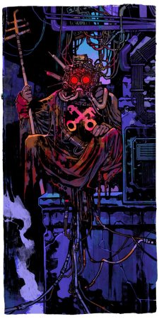 Cyberpunk 2077 Tarot Cards Art