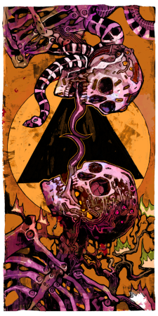 Cyberpunk 2077 Tarot Cards Art