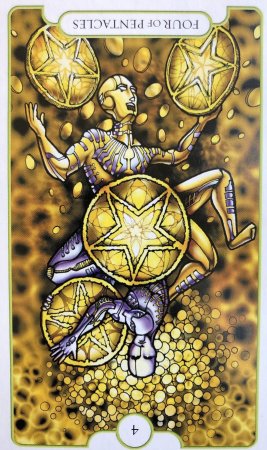 Карта Таро туз пентаклей