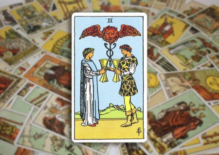 2 Чаш Таро Уэйта