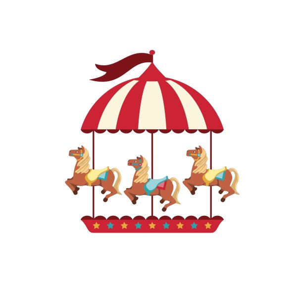 Карусель иллюстрация