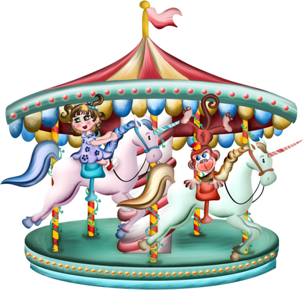 Карусель мультяшная