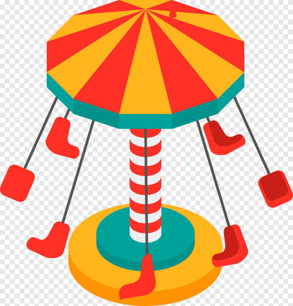 Карусель мультяшная