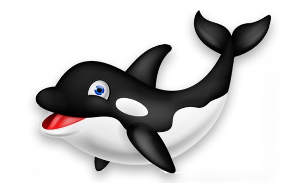 Маска касатки для ребенка