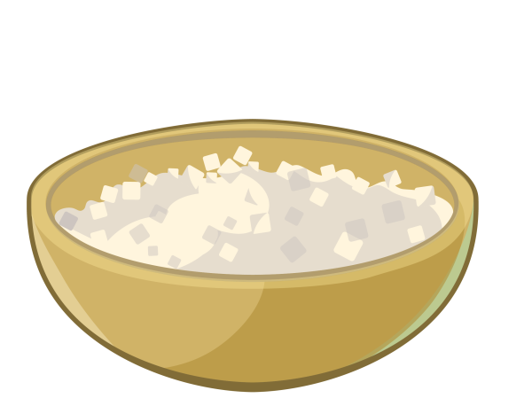 Тарелка с кашей для детей