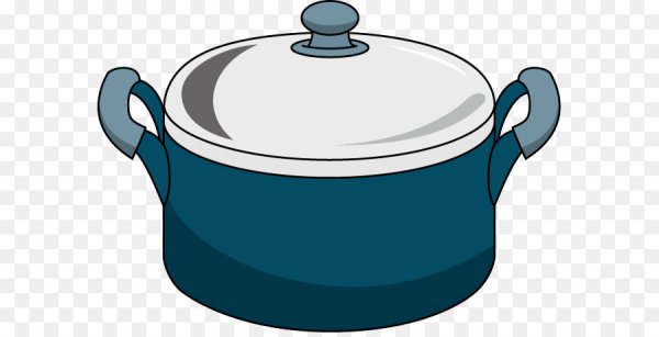 Кастрюля в мультяшном стиле