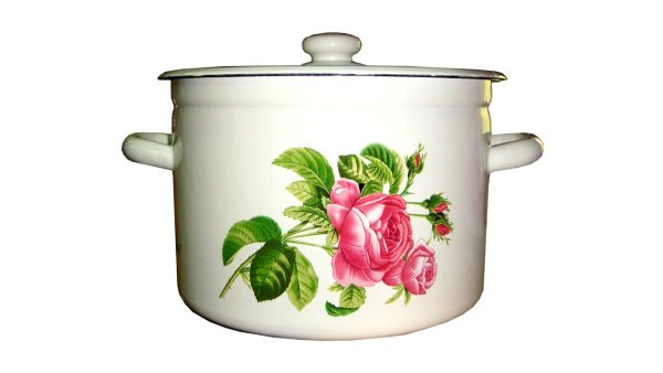 Кастрюля эмаль. 9,0л. (Кирсанов)