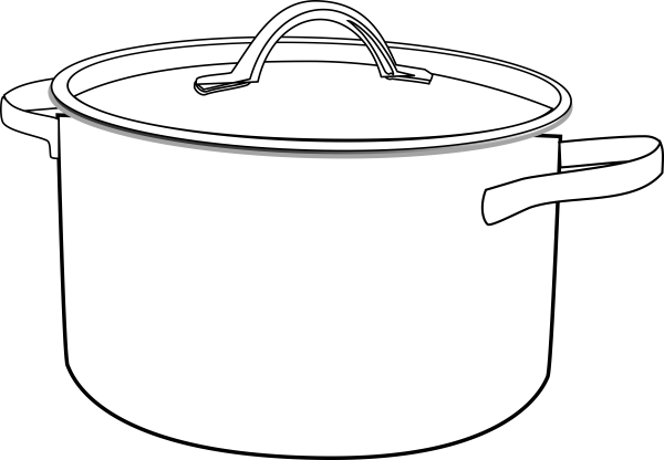Кастрюля рисунок для детей