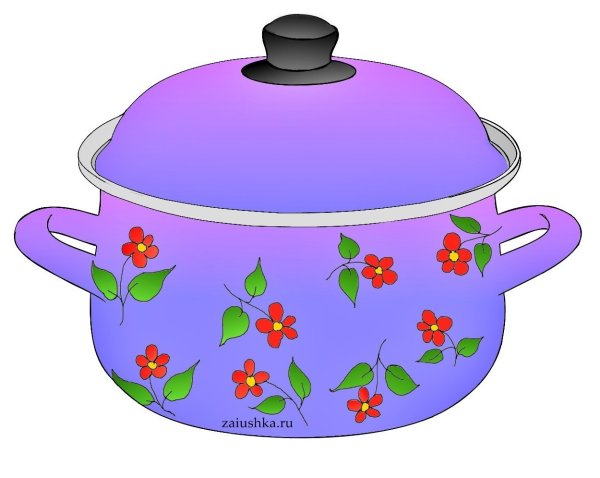 Кастрюля рисунок