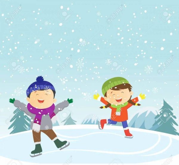 Кататься на льду иллюстрация