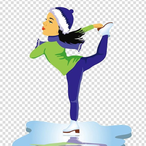 Человечек на коньках